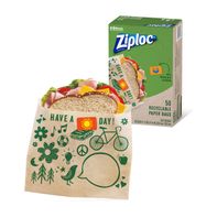 Ziploc Sandwich Paper Bags - Recyclable and Sealable