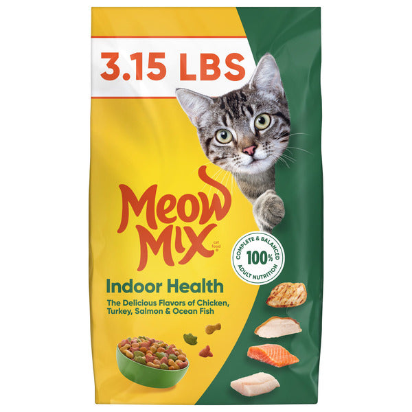 Meow Mix Indoor Health Croquettes pour Chats Adultes