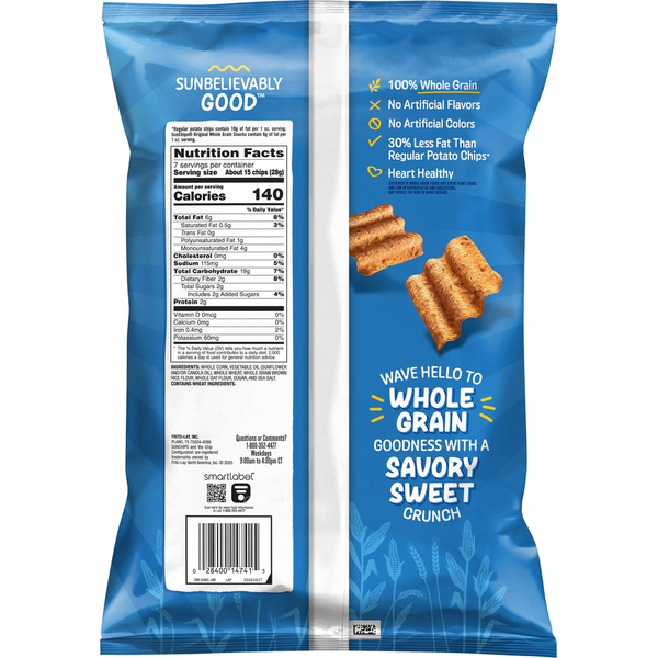 Chips Sun Whole Grain, Saveur Originale
