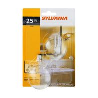 Bombilla de luz interior de 25 vatios con base pequeña SYLVANIA