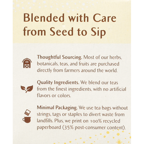 Té de hierbas sin cafeína de vainilla Celestial Seasonings