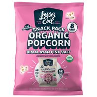 LesserEvil Organic Himalayan Salt Popcorn Snack Pack