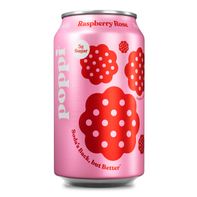 Poppi Prebiotic Soda, Raspberry Rose