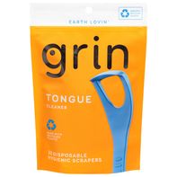 Grin Oral Care FLOSSPYX Tongue Cleaner, Disposable