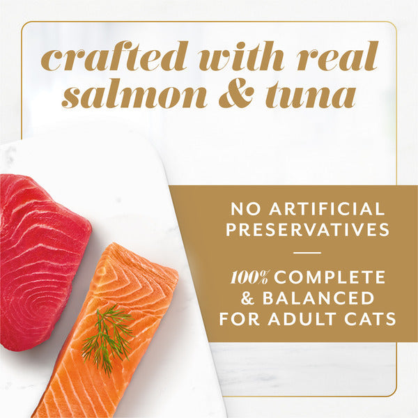 Pack de variété de nourriture pour chats Fancy Feast Gems Pâté avec saumon et thon