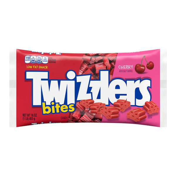 Bonbons TWIZZLERS Bites saveur cerise, sachet de 16 oz