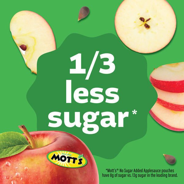 Compote de pommes au caramel sans sucre ajouté Mott's, 6 unités