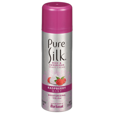 Crème à raser Pure Silk, Brume de Framboise, Riche et Luxueuse