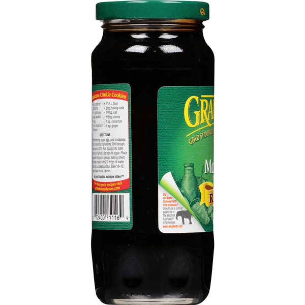 Mélasse non sulfurée de Grandma - Saveur robuste