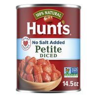 Hunt's Petite Diced Tomatoes No Salt Added