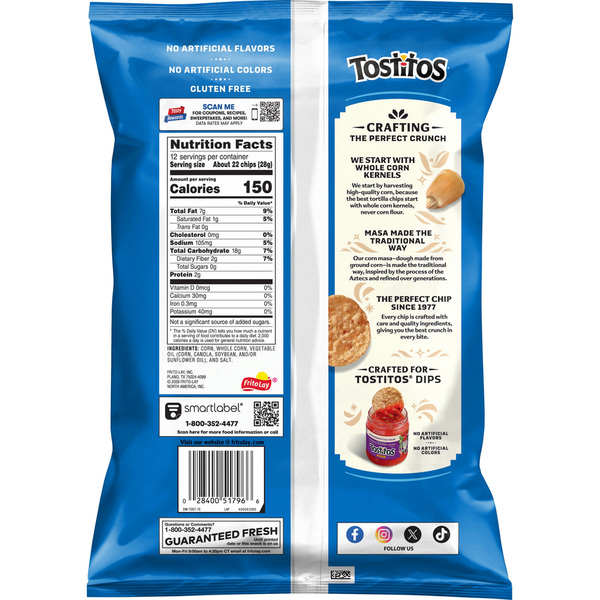 Tostitos Tortilla Chips en Tamaño Bocado