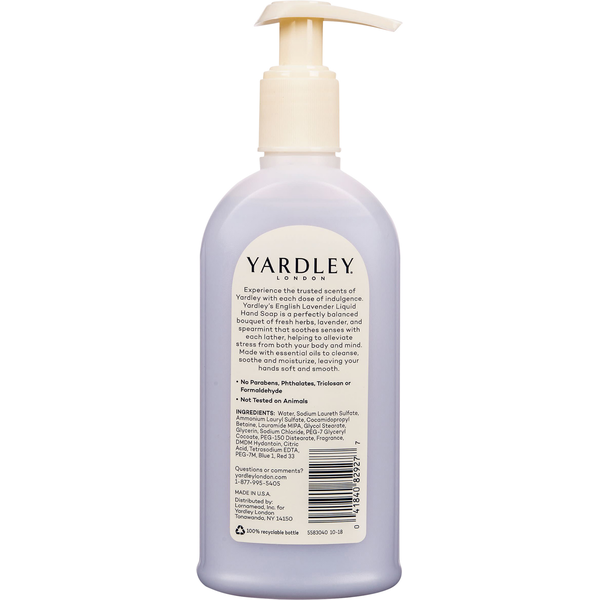 Jabón de Manos Clásico de Lavanda Inglesa Yardley London