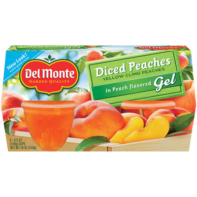 Del Monte Diced Peaches - Premium Quality Fruit