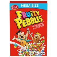Post Fruity PEBBLES Breakfast Cereal, Gluten Free