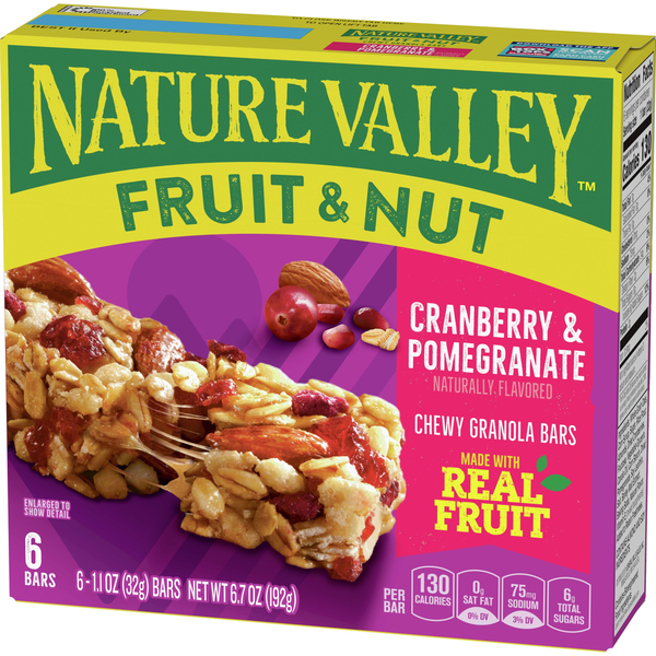 Barres de Granola Cranberry Pomme Grenade Nature Valley