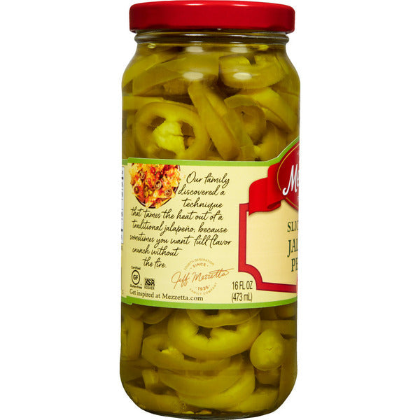 Pimientos Jalapeños Tamed™ en Rodajas Mezzetta