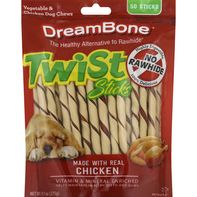 DreamBone Dog Chews - Vegetable & Chicken Twist Sticks