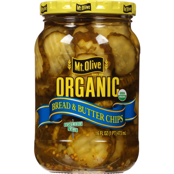 Mt. Olive Organic Bread & Butter Pickle Chips