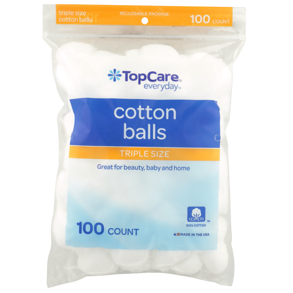 TopCare Triple Size Cotton Balls