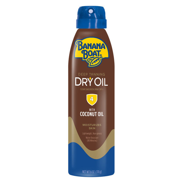 Spray solaire bronzant clair Banana Boat, SPF 4