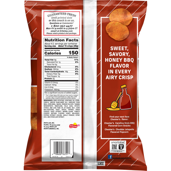 Chips de Patata Honey BBQ de Chester