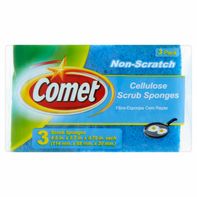 Comet Non-Scratch Cellulose Scrub Sponges
