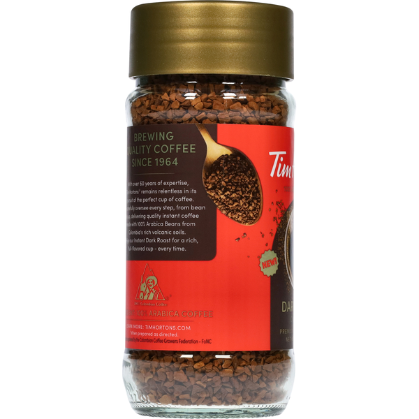 Café Instantáneo Colombiano Tostado Oscuro 100% Arábica de Tim Hortons