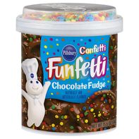 Glaçage au chocolat fudge Funfetti de Pillsbury, 15,6 oz