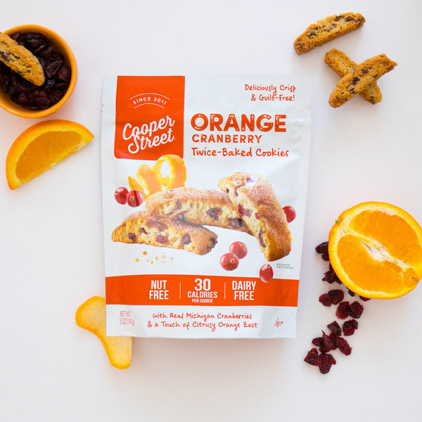 Cooper Street Orange Cranberry Biscotti Cookies