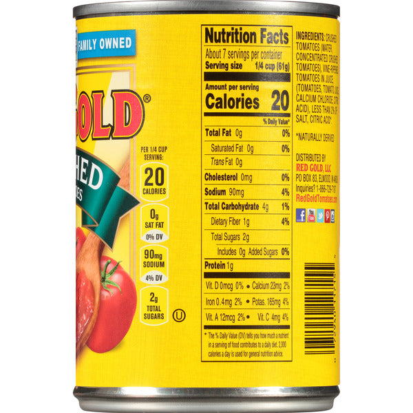 Red Gold Crushed Tomatoes - Premium Quality