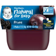Tarrinas de Puré de Ciruelas Gerber