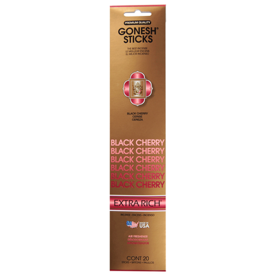 GONESH Extra Rich Incense Air Freshener - Black Cherry