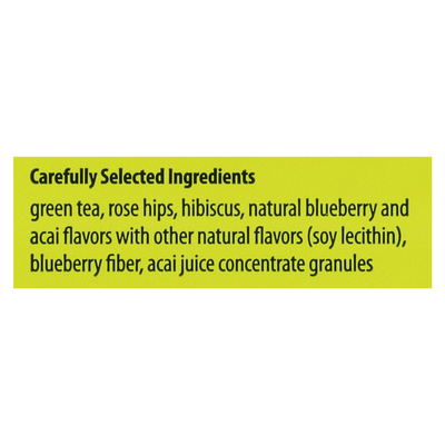 Té Verde Bigelow con Arándano Silvestre y Acai en Bolsitas