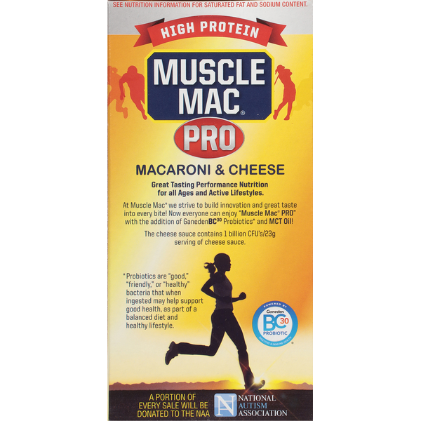 Muscle Mac Macarrones con Queso Alto en Proteínas