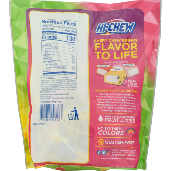 Hi-Chew Fruit Chews, Mélange Sucré & Acide