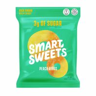SmartSweets Peach Rings - Sour Candy Delight
