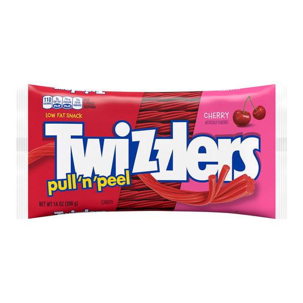 Caramelo de Regaliz de Cereza TWIZZLERS Pull 'N' Peel - 14 oz