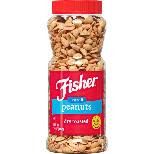 Cacahuetes Tostados Secos con Sal Marina Fisher