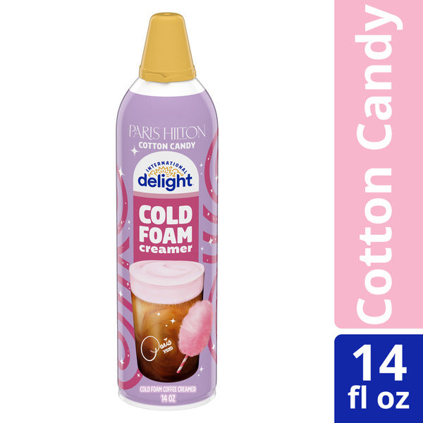 International Delight Crema Fría de Algodón de Azúcar, Lata de 14 oz