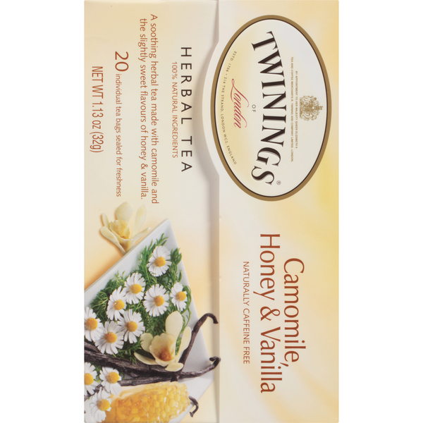 Thé Herbal Twinings Camomille, Miel & Vanille