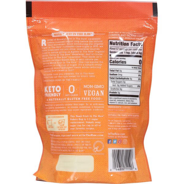 Monk Fruit in the Raw Sweetener - Zero Calorie