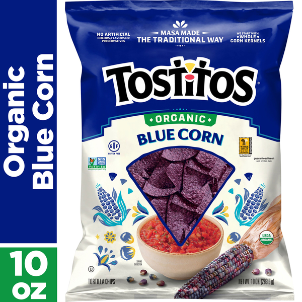 Tostitos Tortilla Chips de Maíz Azul Orgánico