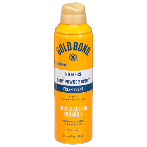 Spray de Polvo Corporal Gold Bond - Sin Desorden, Aroma Fresco