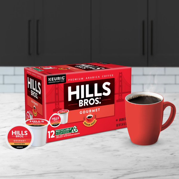 Hills Bros. Premium Arabica Medium Roast K-Cup Pods