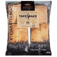 August Ciabatta Rolls - 4 Inches