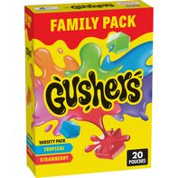 Paquete Variado de Snacks de Frutas Gushers Tropical y Fresa