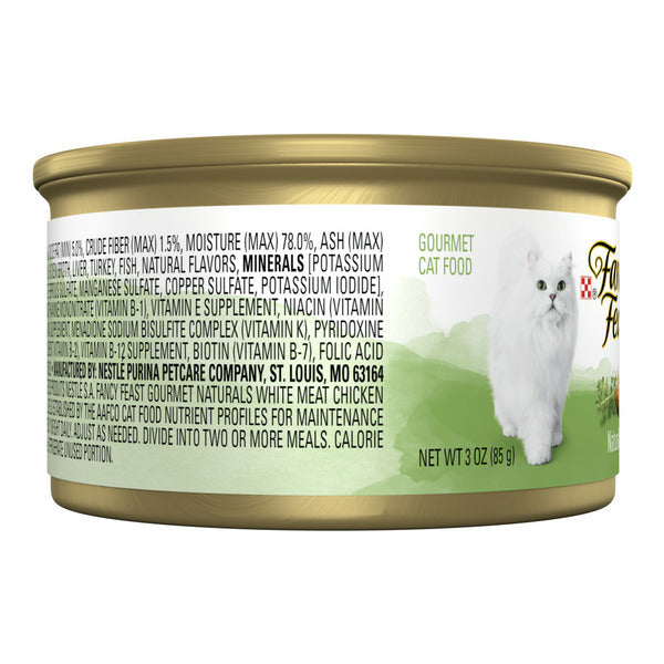 Purina Fancy Feast Grain Free Wet Cat Food - Poulet blanc