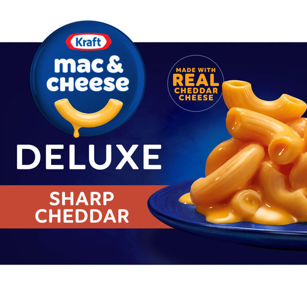 Cena de Macarrones con Queso Cheddar Sharp Kraft