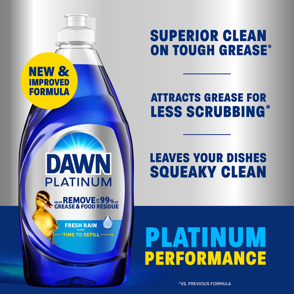Dawn Platinum Dish Soap - Lemon Scented Clean Alternative