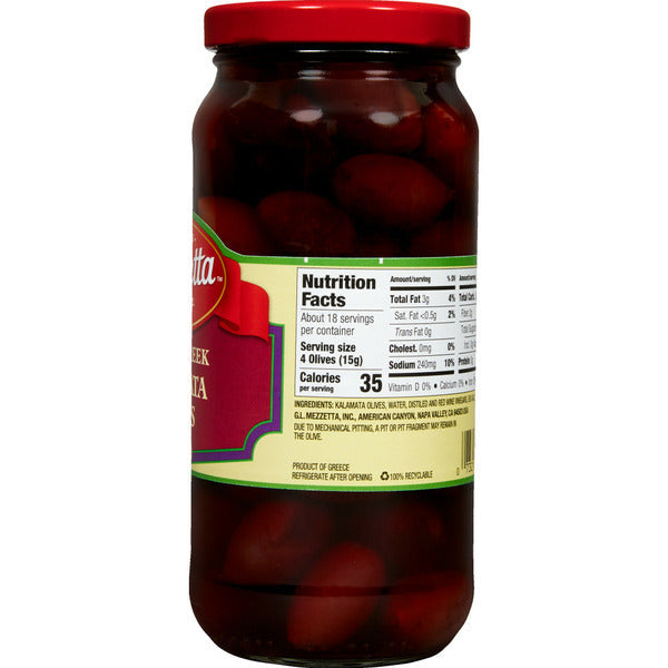 Aceitunas Kalamata Griegas Enteras Mezzetta
